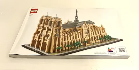 LEGO 21061 Architecture Notre-Dame de Paris INSTRUCTION MANUAL Only!
