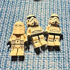 LEGO Star Wars Stormtrooper minifigure lot of 3 white armor figures