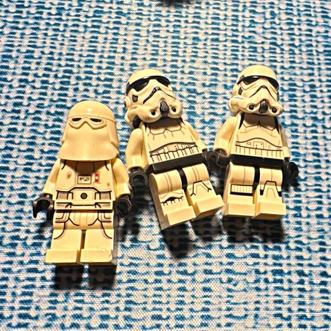 LEGO Star Wars Stormtrooper minifigure lot of 3 white armor figures