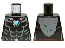 LEGO® Part 973pb1374 - Torso Bare Chest with Muscles