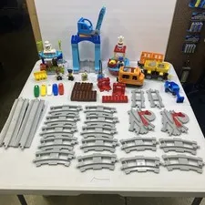 LEGO DUPLO #10875 Motorized Cargo Train Set Near Complete Video “PLEASE READ”