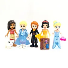 LEGO Disney Princess Mini Doll Bundle - 5 FRIENDS Mini Figures w/ Accessories