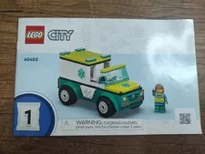 LEGO City 60403 Instruction Manual 1 Only