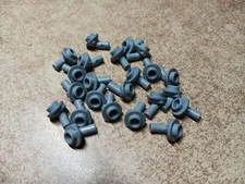 LEGO BULK LOT OF 23 LIGHT BLUISH GRAY BAR 1L ANGLED HOLLOW STUD #65578