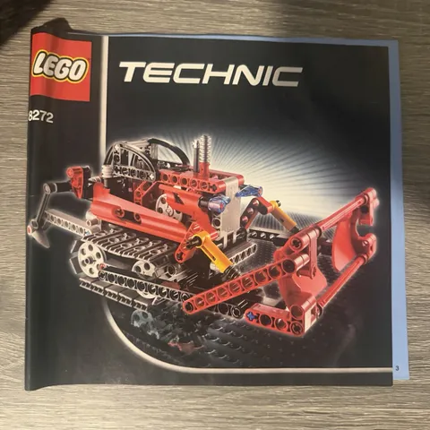 LEGO Technic 8272 Bulldozer Instruction Manual Booklet 2007 Illustrated