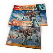 LEGO Chima 70145 Instructions Manuals 1&2 Legends of Chima Maula's Ice Stomper