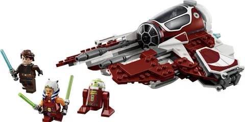 LEGO Star Wars 75401 Ahsoka's Jedi Interceptor the Clone Wars 95% Complete