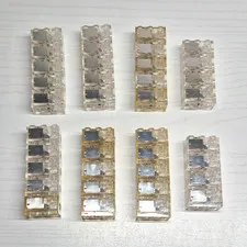 Non-Lego Clear 2x3 (4 Plate Tall) Brick Light-Up Lot Of 38 Lego Compatible