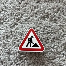 Duplo Sign Construction Triangle Danger Road Work Topper Caution