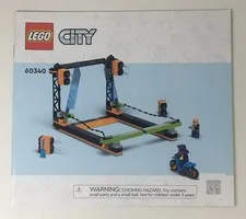 Lego 60340 City Blade Stunt Challenge Instruction Manual Book Only - No Bricks