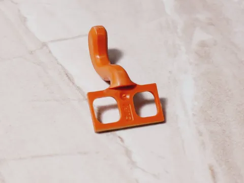 New LEGO Cat Orange Tail Long Curved Up Fits Legs Animal Creature Body Part Fun