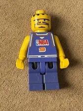 Lego Minifig NBA Player #9 PURPLE NBA 9 Spring Leg *AUTHENTIC Lego Pieces*