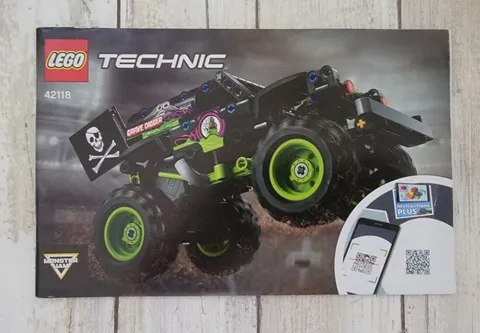 Lego Technic Grave Digger 42118 Instruction Manual Only 