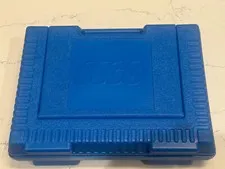 Vintage Lego Blue Bin Hard Plastic Carrying Case Storage Box W/ Latches- 1984