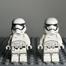 LEGO First Order Stromtrooper Minifigure sw0667 75189 Star Wars CMF Lot 2x - 1U