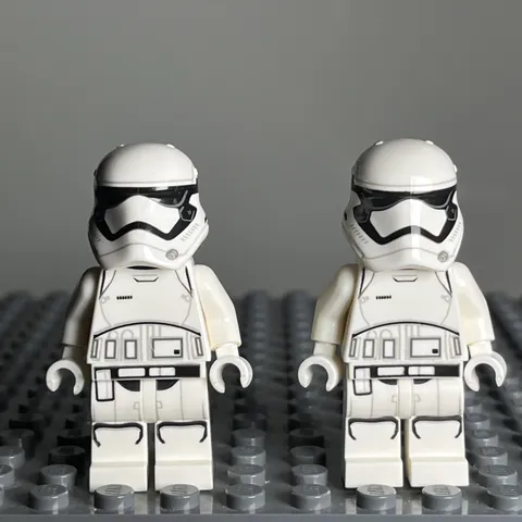 LEGO First Order Stromtrooper Minifigure sw0667 75189 Star Wars CMF Lot 2x - 1U