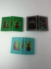 Set of 3 Lego Book Wizard Spells Potion Harry Potter Flask & Dragon Open/Close