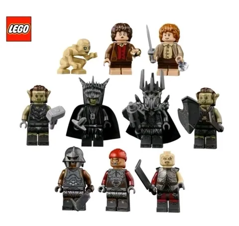 100% Lego LOTR Barad-dur All 10 Minifigures Brand New Unassembled 