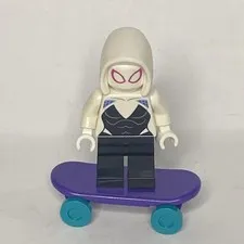 LEGO® Ghost Spider / Spider-Gwen, White Hood Basic Smooth Minifigure Skateboard