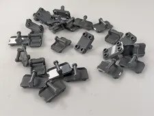 LEGO x 25 Dark Bluish Gray Plate, Modified 2 x 3 Inverted 4 Studs Rocker 30166