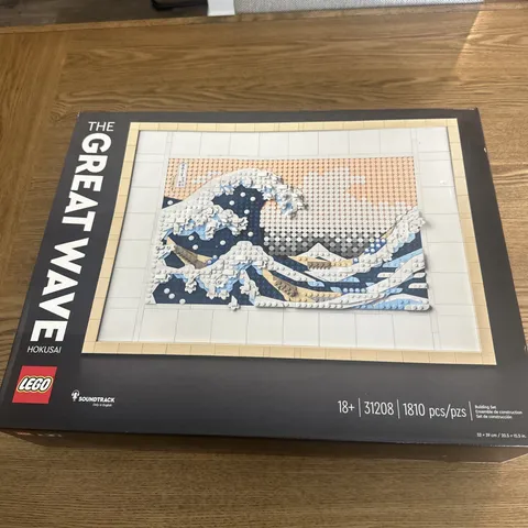 LEGO Art: Hokusai --The Great Wave (31208) Brand New Sealed