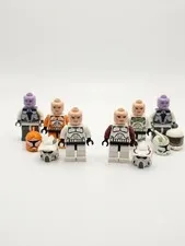 LEGO Star Wars The Clone Wars Minifigure Lot 6 Troopers Umbaran ARF Blasters