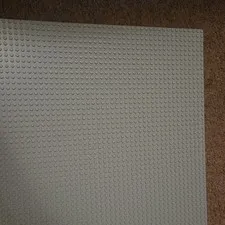 LEGO Gray Baseplate 48x48 Studs Stackable Plastic 1-Piece Age 4+