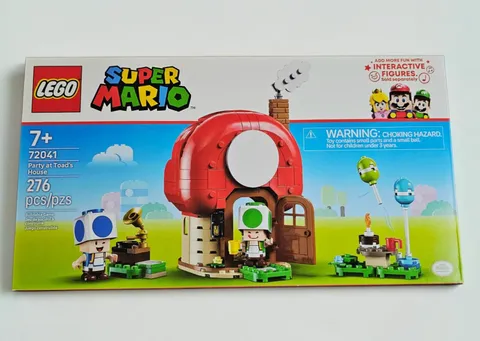 Lego Super Mario: Party At Toad's House 72041 New Sealed 276pc