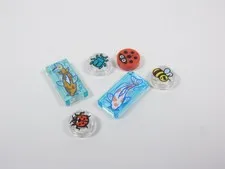 LEGO 6 Printed Animal Tiles Fish Ladybug Beetle Bee S3