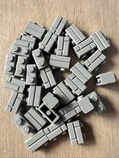 LEGO 98283 Dark Bluish Gray Brick, Modified 1 x 2 with Masonry Profile 33 Pieces
