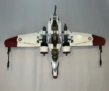 LEGO Star Wars ARC-170 Starfighter 7259: 100% Complete W/Instructions & Figures