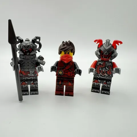 LEGO NINJAGO Hands of Time 70621 Kai njo0274, Slackjaw njo0275, Rivett njo0276