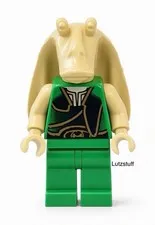 LEGO Star Wars Gungan Soldier - Green Outfit Minifigure Episode 1 (sw0013)