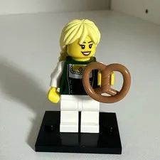 LEGO Pretzel Girl Minifigure 71002 Series 11 Bavarian German Octoberfest