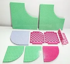 LEGO Belville Parts Lot Wall Lattice Baseplate 30016 6165 6166 6161 Retired
