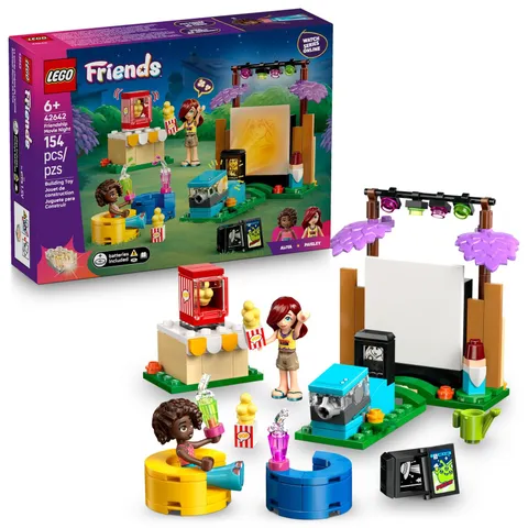 LEGO Friends Friendship Movie Night Pretend Play Building Toy - Multicolor