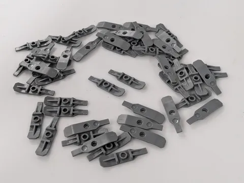 Lego x50 Figures Ski New Dark Gray Runners Glider without Hinge Star Wars 99774