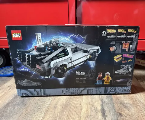 LEGO Icons Back to the Future Time Machine 10300 Complete Set 1872pcs, 18+