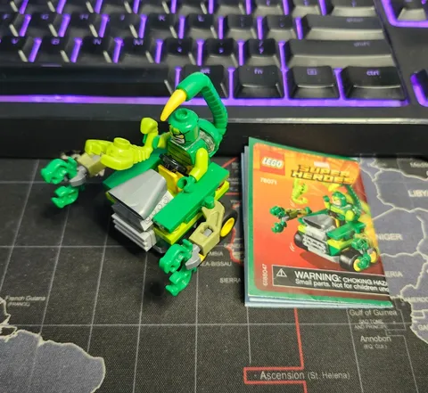 LEGO Marvel: Mighty Micros: Spider-Man vs Scorpion 76071 - Scorpion Car + Manual
