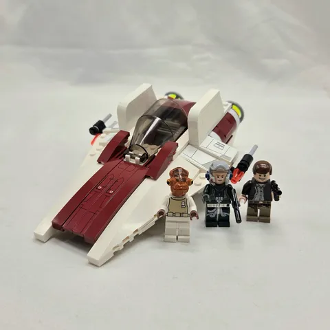 LEGO Star Wars 75003 A-Wing Starfighter Complete w/ Minfigs — No Box or Manual