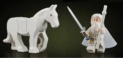 Lego Lord of the Rings Gandalf The White & Shadowfax from Minas Tirith 11377