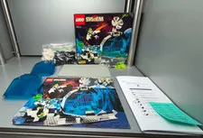 USED LEGO Android Base Space 6958 90% Complete with missing parts list