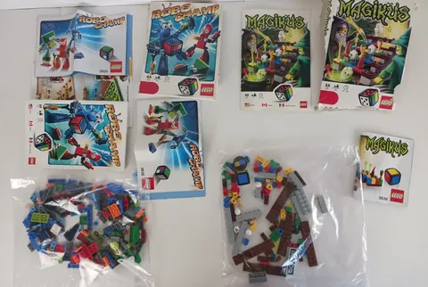 LOT OF 2 Lego Sets Missing Pieces Read, Magikus 3836, Robo Champ 3835 