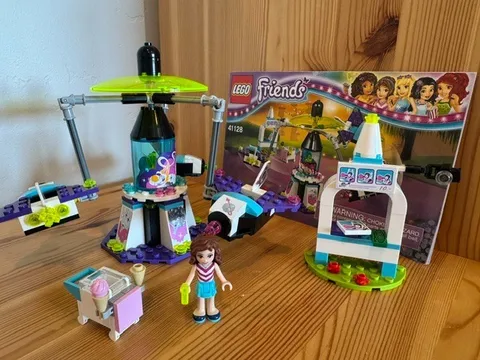 LEGO Friends Amusement Park Space Ride #41128  100% complete with 1 minifigure