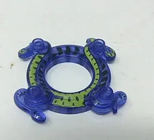 1x LEGO Ninjago Spinner Ring Crown 4x4 Trans Purple Snakes 98344