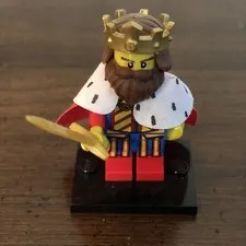 LEGO CLASSIC KING Series 13 w/ stand & accessories col195 from covered display