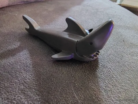 LEGO Shark 1980-90's Gray Color Vintage From Pirate Ship Kit