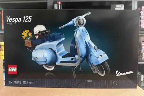 LEGO 10298 Icons Vespa 125 Scooter Plastic Assembly Toy New Sealed