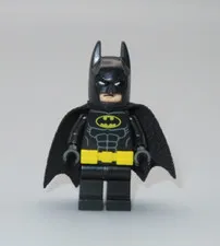 LEGO Batman Type 1 head yellow utility belt spongy cape minifigure 70909 70290