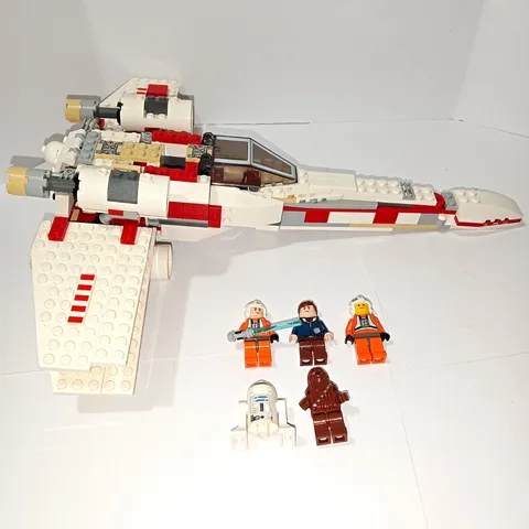 LEGO Star Wars 6212 X-Wing Fighter Set 90% COMPLETE READ DESCRIPTION!!!